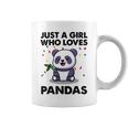 Funny Just A Girl Who Loves Pandas 651 Shirt Coffee Mug