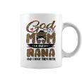 God Gifted Me Two Titles Mom And Nana Leopard Coffee Mug