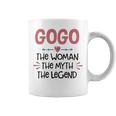 Gogo Grandma Gift Gogo The Woman The Myth The Legend Coffee Mug