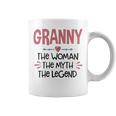 Granny Grandma Gift Granny The Woman The Myth The Legend Coffee Mug
