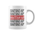 Haitian Af Patriotic Red Blue Haiti Haitian Flag Day Coffee Mug