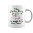 I Have Cerebral Palsy Im Allowed To Do Weird Things Unicorn Green Ribbon Cerebral Palsy Cerebral Palsy Awareness Coffee Mug