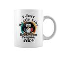 I Really Like Book Worm Penguin Ok Coffee Mug