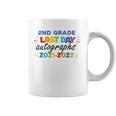 Last Day Autographs For 2Nd Grade Kids And Teachers 2022 Education Coffee Mug