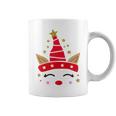 New Christmas Unicorn Face Santicorn Cute Coffee Mug