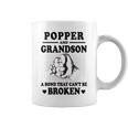 Popper Grandpa Gift Popper And Grandson A Bond That Cant Be Broken Coffee Mug