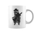 Raccoon Wielding Ukulele Coffee Mug