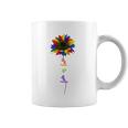 Rainbow Sunflower Love Is Love Lgbt Gay Lesbian Pride Coffee Mug