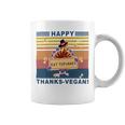 Turkey Happy Thanks Vegan Turkey Vintage Retro Coffee Mug