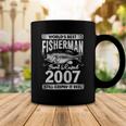 15 Years Old Fisherman Born In 2007 Fisherman 15Th Birthday Coffee Mug Unique Gifts