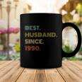 31St Wedding Anniversary Best Husband Since 1990 Coffee Mug Unique Gifts