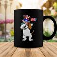 Basset Hound Dabbing Dog Dad 4Th Of July Coffee Mug Funny Gifts