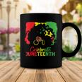 Black Women Messy Bun Juneteenth Celebrate Indepedence Day Coffee Mug Unique Gifts
