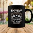 Caffrey Name Gift Caffrey Blood Runs Through My Veins Coffee Mug Funny Gifts