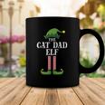 Cat Dad Elf Matching Family Group Christmas Party Pajama Coffee Mug Unique Gifts