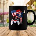 Dabbing Patriotic Gamer 4Th Of July Video-Game Controller Coffee Mug Funny Gifts