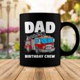 Dad Birthday Crew Fire Truck Firefighter Fireman Party Coffee Mug Funny Gifts