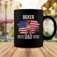 Dog Owner Us Flag 4Th Of July Fathers Day Boxer Dad Coffee Mug Funny Gifts