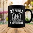 Dont Mess With Old People Funny Saying Prison Vintage Gift Coffee Mug Funny Gifts