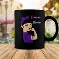 Epilepsy Warrior Strong Women Purple Ribbon Epilepsy Epilepsy Awareness V2 Coffee Mug Funny Gifts