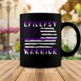 Epilepsy Warrior Usa Flag United States Flag Epilepsy Epilepsy Awareness Coffee Mug Funny Gifts