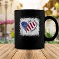 Faith Family Freedom Patriotic 4Th Of July Christian Girl V2 Coffee Mug Funny Gifts