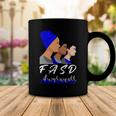 Fasd Awareness Blue And Grey Women Fetal Alcohol Spectrum Disorder Fetal Alcohol Spectrum Disorder Awareness Coffee Mug Funny Gifts