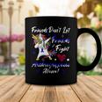 Friends Dont Let Friends Fight Arthrogryposis Alone Unicorn Blue Ribbon Arthrogryposis Arthrogryposis Awareness Coffee Mug Unique Gifts