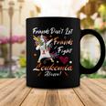 Friends Dont Let Friends Fight Leukemia Alone Unicorn Orange Ribbon Leukemia Leukemia Awareness Coffee Mug Funny Gifts