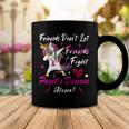 Friends Dont Let Friends Fight Pagets Disease Alone Unicorn Pink Ribbon Pagets Disease Pagets Disease Awareness Coffee Mug Funny Gifts