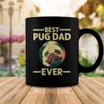 Funny Best Pug Dad Ever Art For Pug Dog Pet Lover Daddy Coffee Mug Funny Gifts