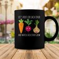 Funny Cute Lets Root For Each Other Vegetable Garden Lover Coffee Mug Unique Gifts
