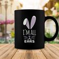 Funny Cute Pastel Purple Bunny Im All Ears Rabbit Happy Easter Day Gift For Girls Women Mom Mommy Family Birthday Holiday Christmas Coffee Mug Unique Gifts