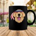 Golden Retriever 4Th Of July Family Dog Patriotic American Coffee Mug Funny Gifts