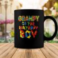 Grampy Of The Birthday Boy Block Building Birthday Boy Coffee Mug Unique Gifts