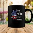Home Of The Free Because Of The Brave 4Th Of Sunflower Coffee Mug Unique Gifts