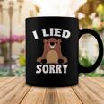 I Lied Sorry Funny Groundhog Day Brown Pig Gift Coffee Mug Unique Gifts I Lied Sorry Funny Groundhog Day Brown Pig Gift Coffee Mug Unique Gifts
