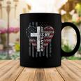 Jesus Is My Savior Usa Christian Faith Cross On Back Coffee Mug Unique Gifts