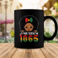 Juneteenth 1865 Celebrating Black Freedom Day Girls Kids Coffee Mug Funny Gifts