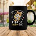 Just A Girl Who Loves Cats And Boba Tea Neko Bubble Milk Tea Coffee Mug Unique Gifts