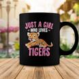 Just A Girl Who Loves Tigers Cute Kawaii Tiger Animal Coffee Mug Unique Gifts