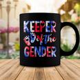 Keeper Of The Gender 4Th Of July Baby Gender Reveal Coffee Mug Funny Gifts