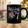 Kids 7Th Birthday Rolling Into 7 Roller Skate Gift Coffee Mug Funny Gifts