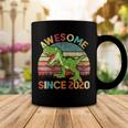 Kids Dinosaur 2Nd Birthday 2 Year Old Awesome Since 2020 Coffee Mug Funny Gifts