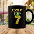 Kids Kids Aloha I Am 7 Luau Pineapple Birthday Party Coffee Mug Unique Gifts