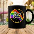 Love Is Love Rainbow Lgbt Gay Lesbian Pride Coffee Mug Unique Gifts