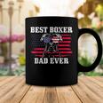 Mens Best Boxer Dad Ever Dog Patriotic 4Th Of July American Flag V2 Coffee Mug Funny Gifts
