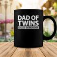 Mens Dad Of Twins Classic Overachiever Funny Twin Dad To Be 2022 New Dad Coffee Mug Unique Gifts