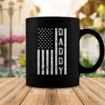 Mens Daddy American Flag Fathers Day Patriotic Usa 4Th Of July Coffee Mug Unique Gifts