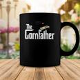 Mens Funny Cornhole The Cornfather Funny Fathers Gift Coffee Mug Unique Gifts